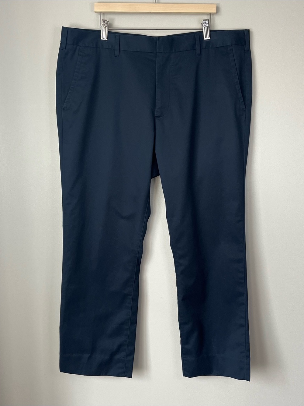 Bonobos Mens 38/30 (Actual 39/27.5) Navy Blue Slim-Fit MONDAY Pants 100% Cotton